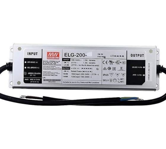 LED-драйвер Mean Well AC-DC ELG-200-36-3Y Т02600641 1
