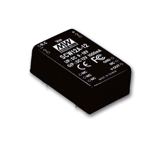Преобразователь Mean Well DC/DC SCW12C-12 12Вт Т00273344