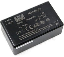 Источник питания Mean Well AC-DC на печатную плату IRM-60-15 Т02288488
