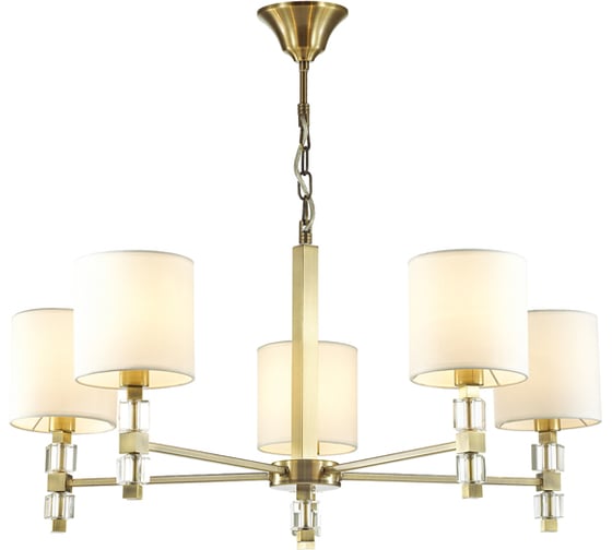 Люстра ODEON LIGHT, ткань E14 5х40W PAVIA 4112/5 1