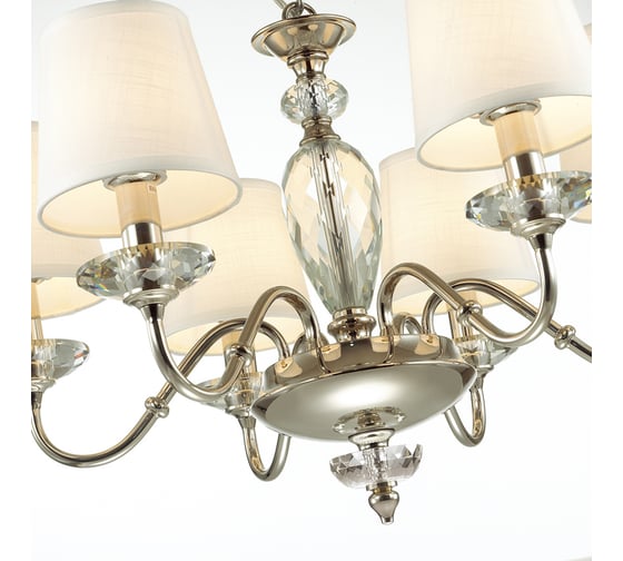 Люстра ODEON LIGHT, ткань E14 6х40W ESTER 4181/6