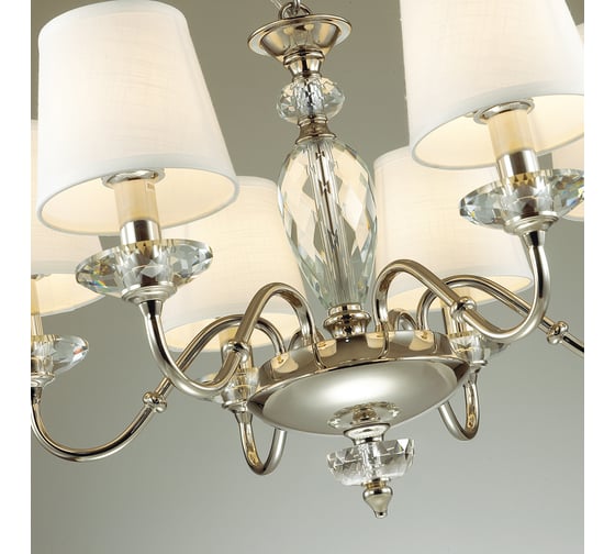 Люстра ODEON LIGHT, ткань E14 6х40W ESTER 4181/6