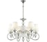Люстра ODEON LIGHT, ткань E14 6х40W MEDIA 4186/6 1