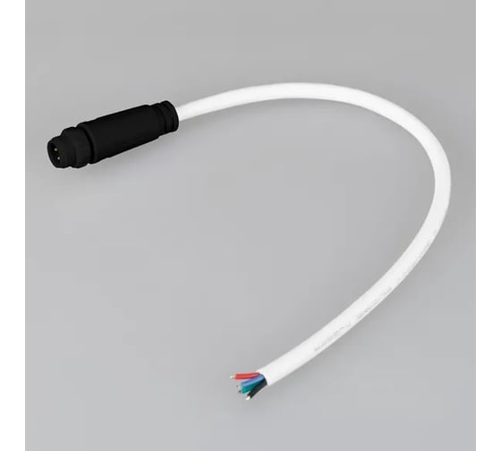 Коннектор питания Arlight MOONLIGHT-SPI/DMX-CON-POWER-MALE-BLK 1шт 051529 1