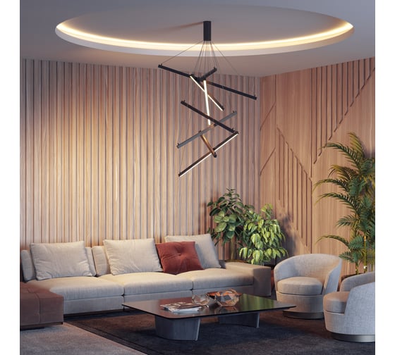 Подвесной светильник ODEON LIGHT COMETA акрил, LED, 96W 3860/96B