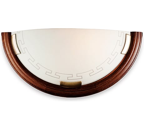 Бра SONEX стекло, E27, 100W GRECA WOOD 060