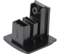 Заглушка на шинопровод Русский Свет RS 3C TRACK EP BK черный 19131021015