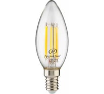 Лампа светодиодная филаментная Русский Свет RS F B35, E14, 7W, 220-240V, 2700К, 7Вт, свеча, 810Лм, Ra 90 15011145088