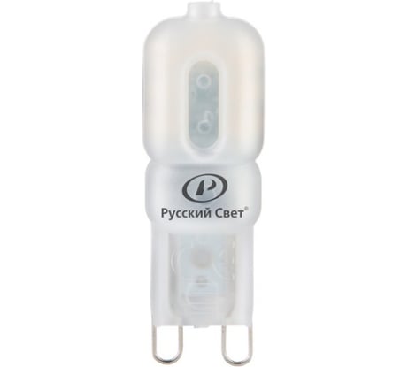 Лампа светодиодная Русский Свет RS C G9 2W 220-240V 2700К 2Вт 200лм Ra 90 capsule 15010845084