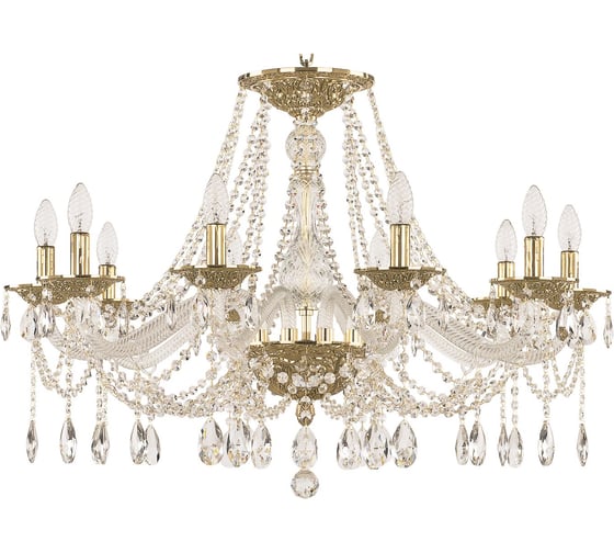 Хрустальная люстра Bohemia Classic Light 1607/10/300 G