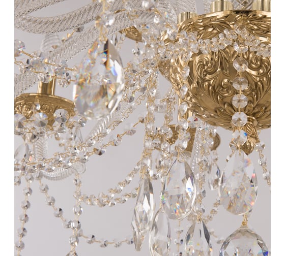 Хрустальная люстра Bohemia Classic Light 1607/12+6/360 G