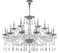 Хрустальная люстра Bohemia Classic Light 1607/12+6/360 Ni