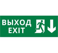 Пиктограмма Dekraft ДСО-IP20 "Выход Фигура - вниз 1" 60424DEK