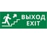 Пиктограмма ДСО Dekraft IP20, "ВЫХОД - ЛЕСТНИЦА НАВЕРХ", 60442DEK 1