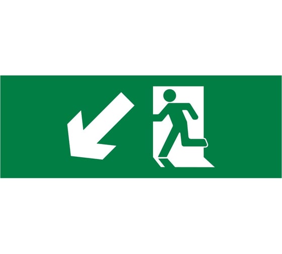 Пиктограмма Dekraft ДСО-IP20 "Фигура вниз влево" 60453DEK 1