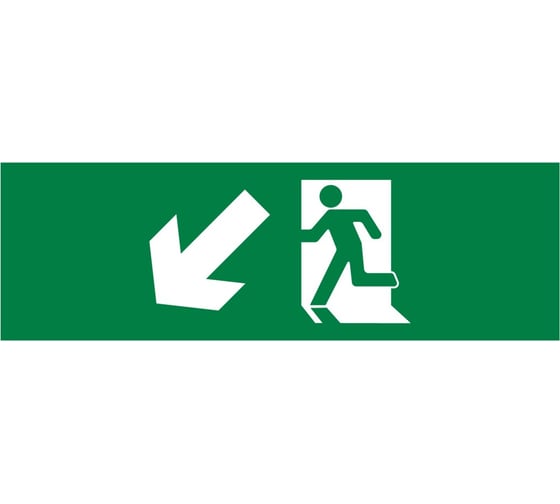 Пиктограмма Dekraft ДСО-IP65-Н "Фигура вниз влево" 60588DEK 1