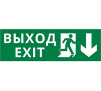 Пиктограмма Dekraft ДСО-IP65-Н "Выход Фигура - вниз 1" 60510DEK