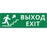 Пиктограмма ДСО Dekraft IP65, "ВЫХОД - ЛЕСТНИЦА НАВЕРХ", 60577DEK 1