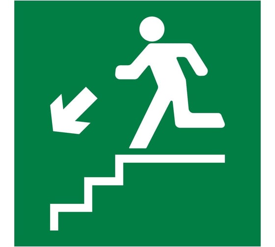 Пиктограмма Dekraft квадрат "Лестница вниз налево" 60606DEK 1