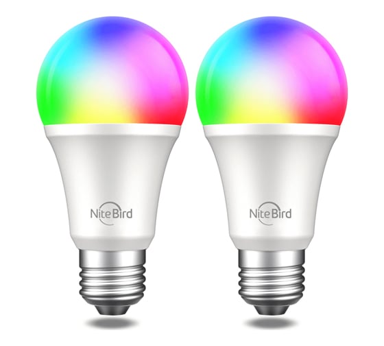 Комплект умных ламп Nitebird Smart bulb 2 штуки, цвет мульти WB4-2 pcs/pack 1