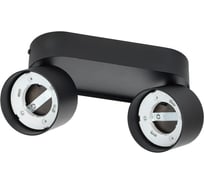 Светильник IEK 4042 настенно-потолочный 2хGX53 черный LT-USB0-4042-GX53-1-K02