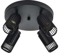 Светильник IEK 4209 потолочный 4хGU10 черный LT-UPB0-4209-GU10-4-K02