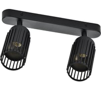 Светильник IEK 4208 настенно-потолочный 2хGU10 черный LT-USB0-4208-GU10-2-K02