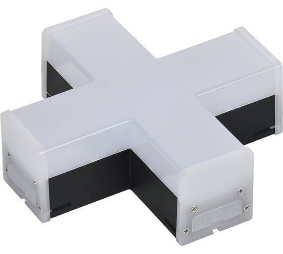 Светильник IEK LED X-образный 1010 12Вт 4000К 180x180мм чер. LT-LDCK-X-1010-12-40-K02 1