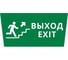 Пиктограмма ДСО Dekraft IP65, "ВЫХОД - ЛЕСТНИЦА НАВЕРХ", 60484DEK 1