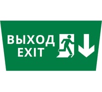 Пиктограмма Dekraft ДСО-IP65 "Выход Фигура - вниз 1" 60467DEK