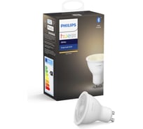 Лампа Philips Hue белая, с цоколем GU10, 5.5W EU 929001953505