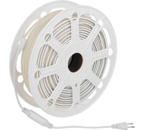 Светодиодная лента Wolta герметичная уличная IP65, от сети 220В, COB 280led/м, мощность 8Вт/м, световой поток 750лм/м, теплый желтый 3000К, бобина 50 м., артикул WLS-220V-COB-8W/3000/S280