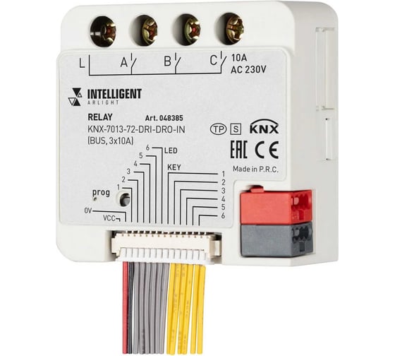 Релейный модуль INTELLIGENT ARLIGHT KNX-7013-72-DRI-DRO-IN 048385