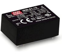 Источник питания Mean Well AC-DC IRM-01-15 1Вт Т02585841