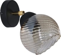 Светильник потолочный ЭЛЕТЕХ Кристаль 511 черн. муар (плафон 8633) НББ 01-60-176 Е27 _ИМ_ 1005405261