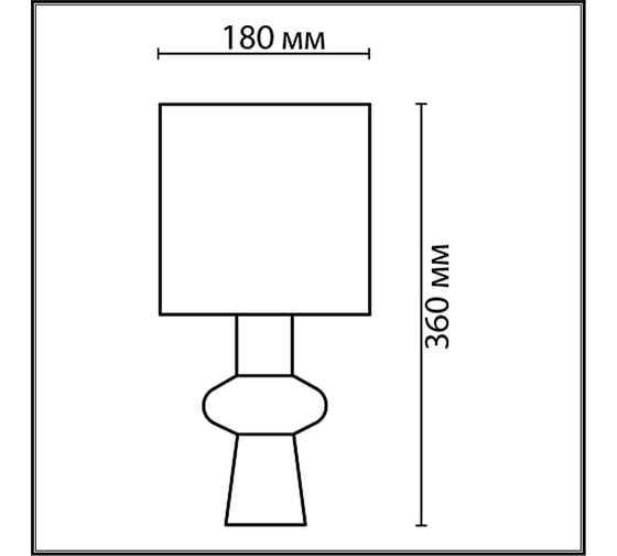 Настольная лампа LUMION SEGI E27, 1*60W 8129/1T