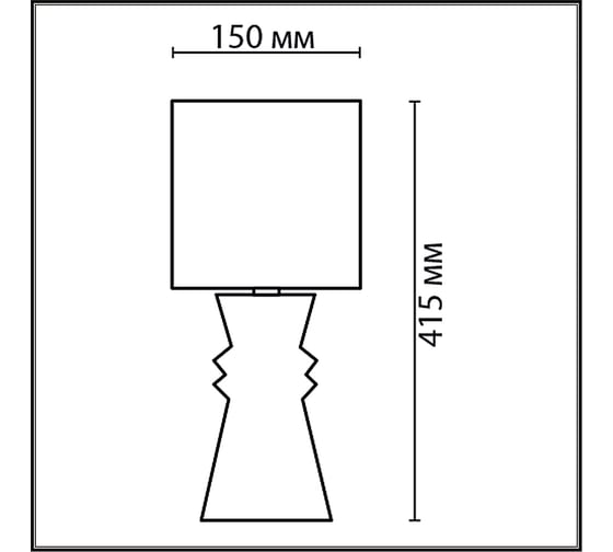 Настольная лампа LUMION SEGI E27, 1*60W 8131/1T
