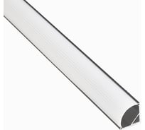 Профиль угловой LEDS POWER СПУ1616 алюминий черный с призматическим рассеивателем 2м 008226