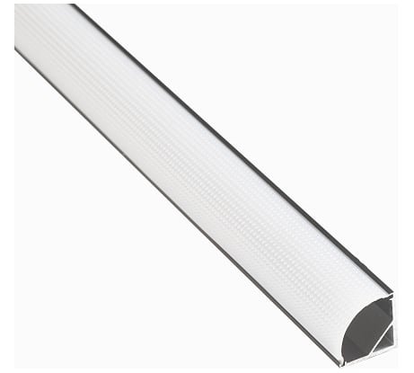 Профиль угловой LEDS POWER СПУ1616 алюминий черный с призматическим рассеивателем 2м 008226
