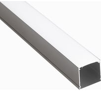 Профиль накладной LEDS POWER СПН3030 алюминий черный с призматическим рассеивателем 2м 008509