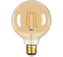 Светодиодная лампа WOLTA FILAMENT 10Вт 2400K Е27 WF-G95-10W2.4KE27