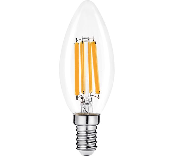 Светодиодная лампа WOLTA FILAMENT 12Вт 6500K Е14 WF-C35-12W6KE14