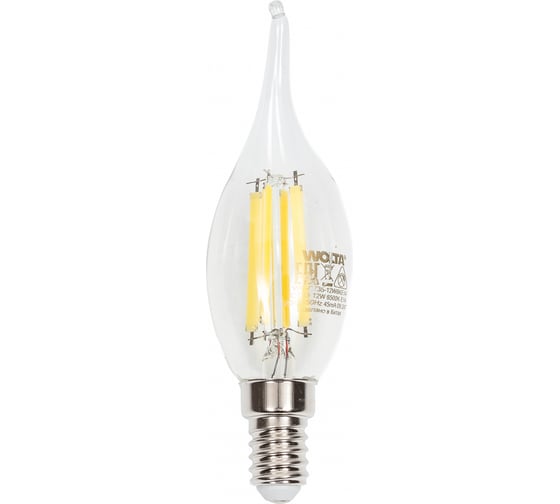 Светодиодная лампа WOLTA FILAMENT 12Вт 6500K Е14 WF-CT35-12W6KE14
