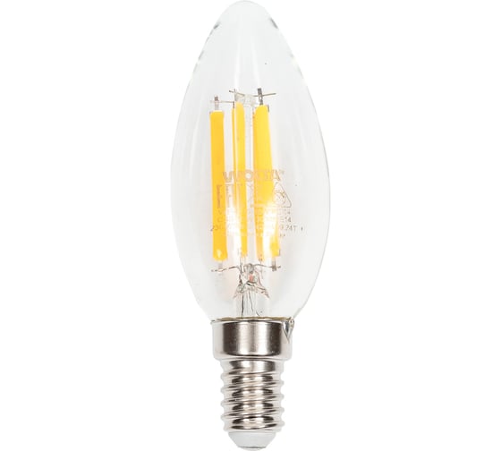 Светодиодная лампа WOLTA FILAMENT 15Вт 3000K Е14 WF-C35-15W3KE14