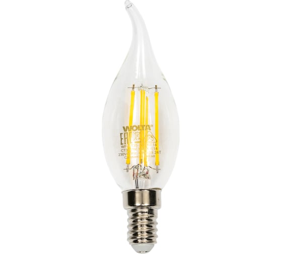 Светодиодная лампа WOLTA FILAMENT 7Вт 3000K Е14 WF-CT35-7W3KE14