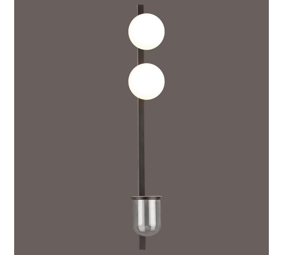 Настенный светильник ODEON LIGHT FLOWER стекло, E14, 2х40W 4681/2WA