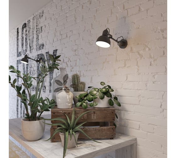 Настенный светильник ODEON LIGHT ARTA на кронштейне, металл, E14, 1х40W 4125/1W