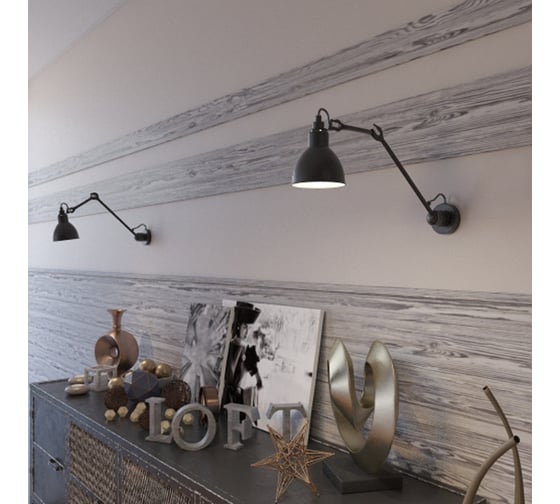Настенный светильник ODEON LIGHT ARTA на кронштейне, металл, E14, 1х40W 4125/1WD