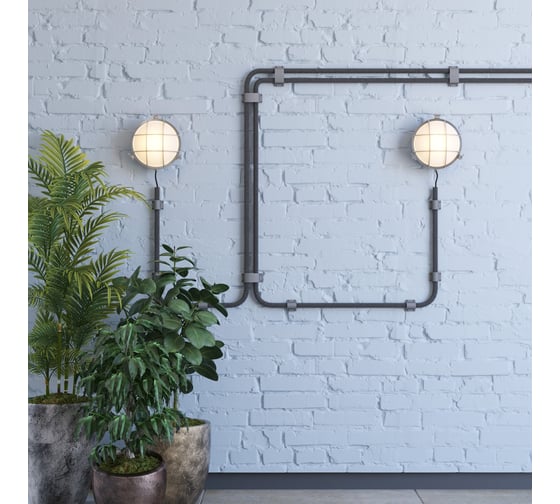 Настенный светильник ODEON LIGHT LOFI стекло, E27, 1х60W 4130/1W