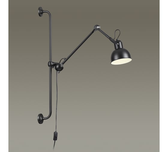 Настенный светильник ODEON LIGHT ARTA на кронштейне, металл, E14, 1х40W 4125/1WA